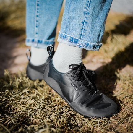 SALTIC OUTDOOR FLAT Black Nappa | Outdoorové barefoot boty 3