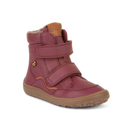 FRODDO VYŠŠÍ KOŽENÉ BOTY WAVE Zimní Bordeaux 1