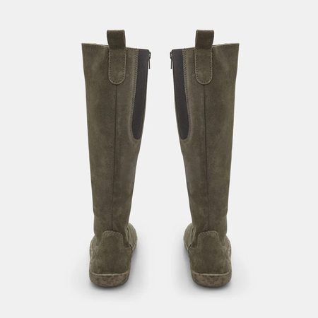 BAŤA KOZAČKY Semiš | Dámské barefoot kozačky