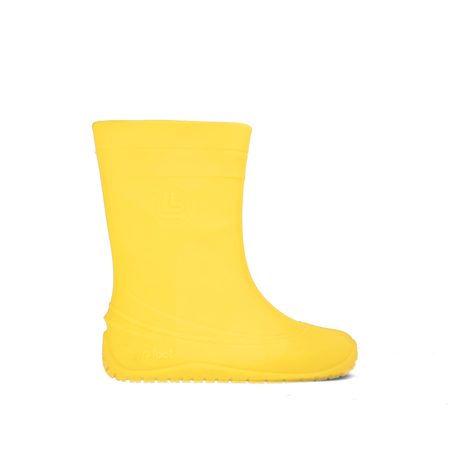 CRAVE MONSOON Yellow | Dětské barefoot holínky