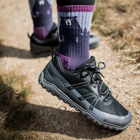 XERO SHOES SCRAMBLER TRAIL LOW WP Black / Asphalt | Barefoot outdoorové boty