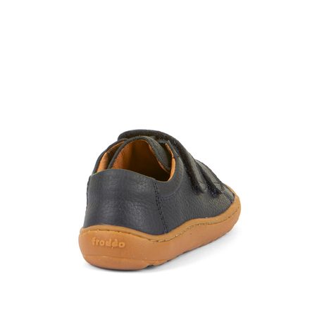 FRODDO TENISKY BASE LEATHER D-VELCRO Dark Blue | Dětské barefoot tenisky