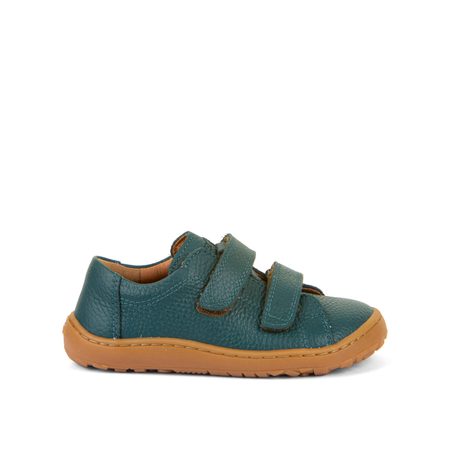 FRODDO TENISKY BASE LEATHER D-VELCRO Petroleum | Dětské barefoot tenisky