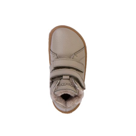 FRODDO ZIMNÍ FURRY Light Grey | Dětské zimní zateplené barefoot boty