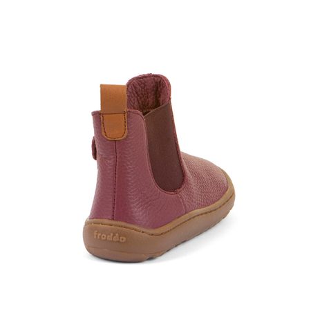 FRODDO KOTNÍKOVÉ CHELYS II Bordeaux | Dámské barefoot chelsea boty