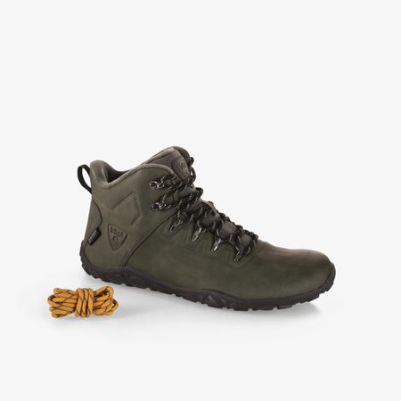 KILPI BARE HIGH WP-U Tmavě Zelené | Outdoorové barefoot boty