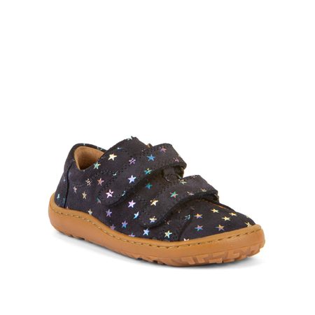 FRODDO TENISKY BASE LEATHER D-VELCRO STARS | Dětské barefoot tenisky
