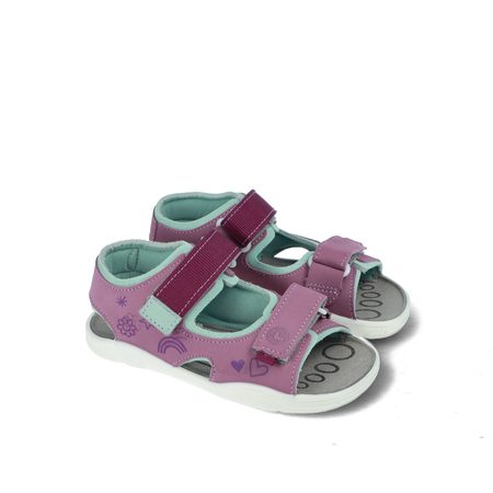 RICOSTA DAISY Purple | Dětské barefoot sandály