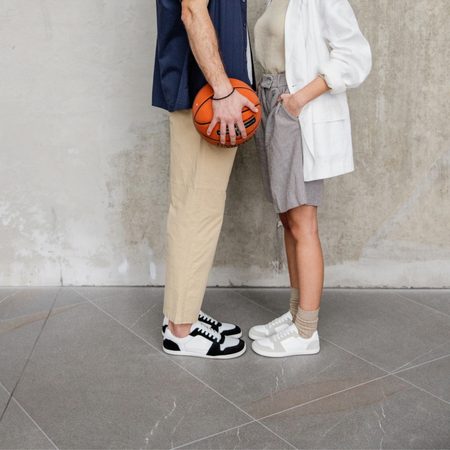 SHAPEN TENISKY RE:WIND White Leather | Barefoot tenisky