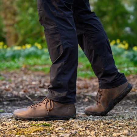 FREET ESK Brown | Barefoot kotníkové boty