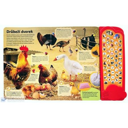 DĚTSKÁ KNIHA VELKÁ KNIHA ZVUKŮ Na farmě