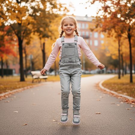 BABY BARE FEBO FALL Grey/Pink Asfaltico