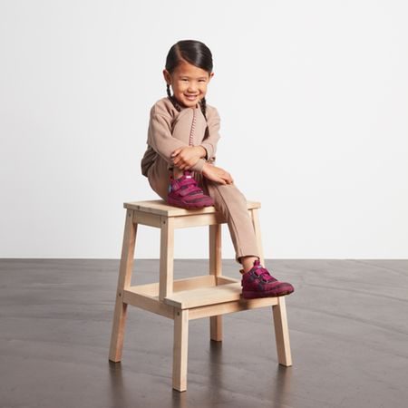 AFFENZAHN LOWBOOT KNIT BIRD Berry 9