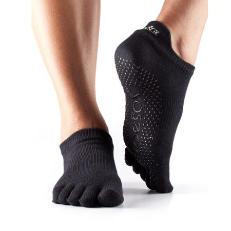 TOESOX FULL TOE LOW RISE GRIP Black 2