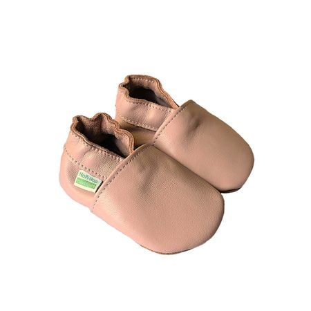HOPI HOP BAREFOOT KOŽENÉ CAPÁČKY Světle Růžové | Dětské barefoot capáčky