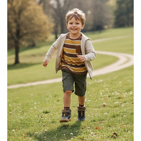 PRIMIGI GRANDER GTX 89163 Mud-Military | Children's Barefoot All-Season Boots