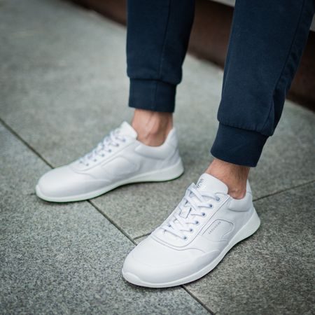 GROUNDIES NEW PORT White | Barefoot tenisk