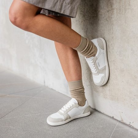 SHAPEN TENISKY RE:WIND White Leather | Barefoot tenisky