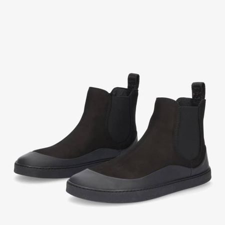 GROUNDIES SIENNA WOMEN Black | Dámské barefoot chelsea boty 5