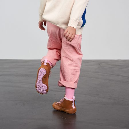 AFFENZAHN EASY WARM MIDBOOT CAT Brown Pink 2