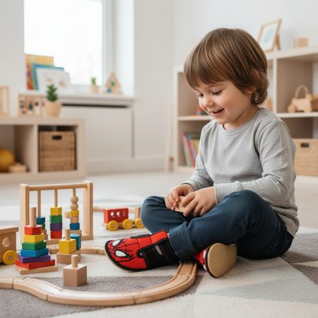 CRAVE Spider | Children's barefoot slippers