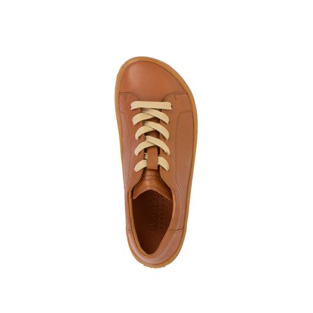 FRODDO TENISKY LEATHER LACES Cognac II | Barefoot tenisky