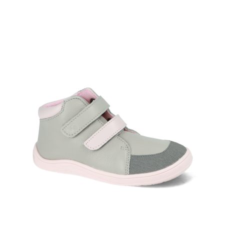 BABY BARE FEBO FALL Grey/Pink Asfaltico | Dětské celoroční barefoot boty