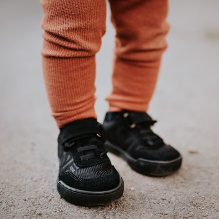 CRAVE CUPERTINO JUNIOR Black | Dětské barefoot tenisky