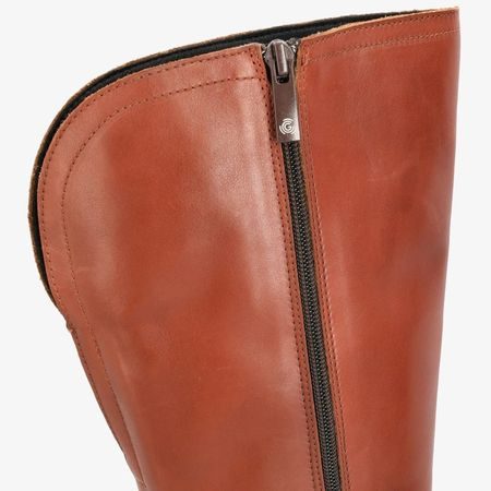 GROUNDIES MILA WOMEN Camel | Dámské barefoot kozačky