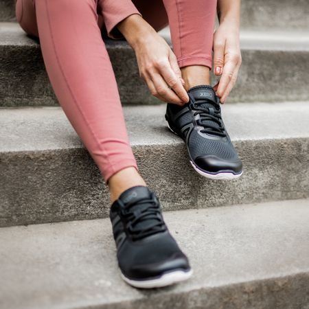 XERO SHOES HFS II Black | Dámské sportovní barefoot tenisky