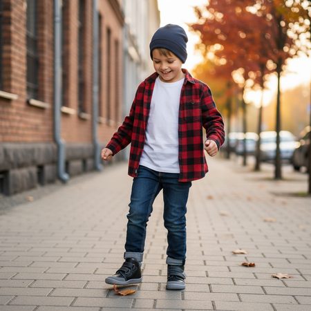 BEDA ALL-SEASON LUC BF 0001/W/M/SO/2 - narrower heel | Children's all-season barefoot boots