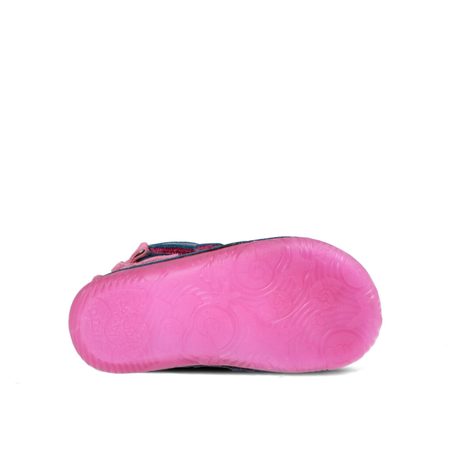 D.D.STEP W073-52684 Tmavě Modrá | Dětské zimní zateplené barefoot boty