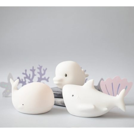 DOTYKOVÁ VODNÍ SVĚTLA 3 ks - Delfín, velryba, žralok