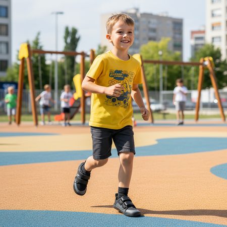 PEGRES TENISKY SBF57 Černá | Dětské barefoot tenisky