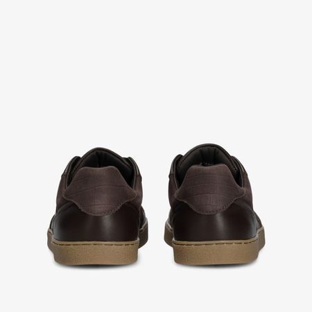 GROUNDIES Nova Special Espresso / Crocodile | Dámské barefoot tenisky