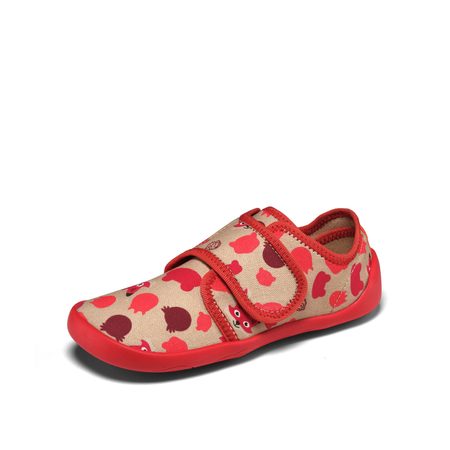 AFFENZAHN SLIPPER COTTON MOVE FOX Red | Dětské barefoot přezůvky