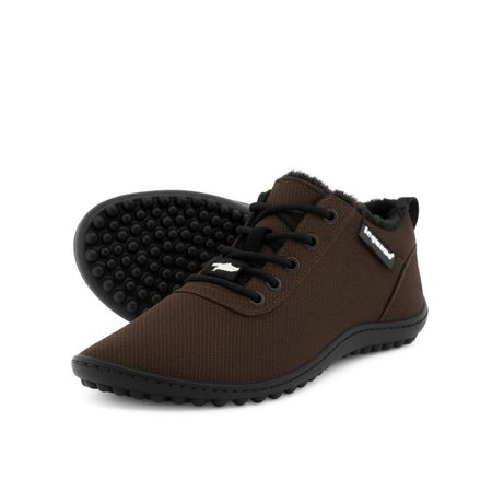 LEGUANO GALAXO Hnědé | Zateplené barefoot boty