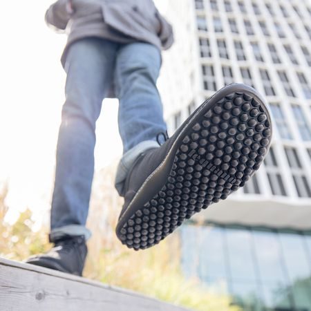 LEGUANO GALAXO Black | Zateplené barefoot bot