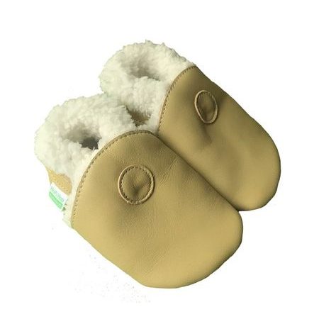HOPI HOP KOŽENÉ CAPÁČKY ZIMNÍ Camel 2
