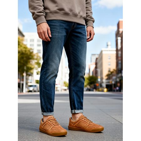 CRAVE LONDON 2.0 Cognac | Barefoot tenisky