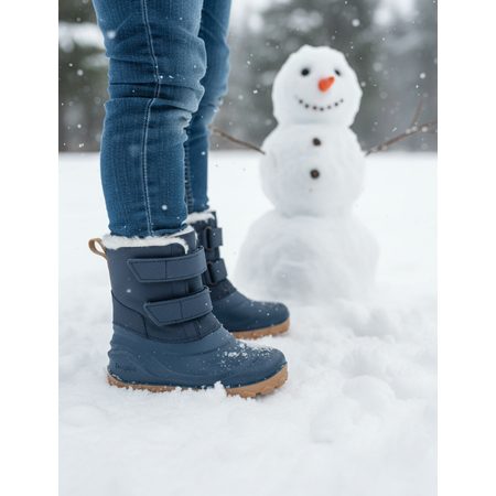 CRAVE BLIZZARD Blue | Dětské zimní zateplené boty