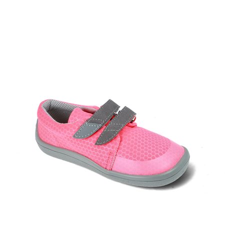 BEDA TENISKY BF 0001/ST/W/OT LILLY Neon Pink | Dětské barefoot tenisky