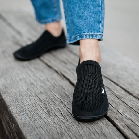 LEGUANO SCORE Black | Barefoot tenisky