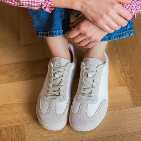 GROUNDIES PANAMA Light Beige | Barefoot tenisky