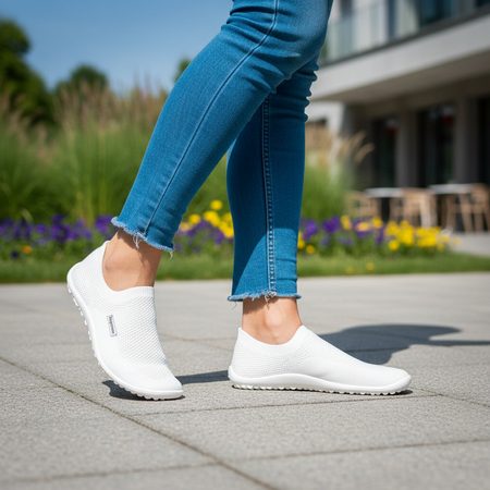 LEGUANO SCIO White | Barefoot sneakers