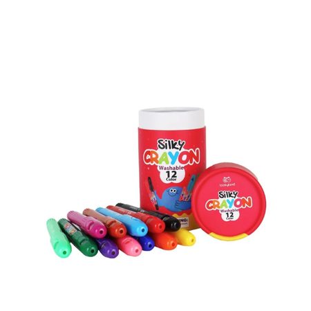 CHILDREN'S COLOURFUL GIFT SET Affenzahn DOG Drawstring Bag and Crayons