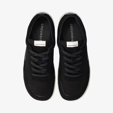GROUNDIES® Zurich Black / Sand | Barefoot tenisky