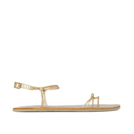 GROUNDIES CADIZ WOMEN Champagne Gold | Dámské barefoot sandály 1