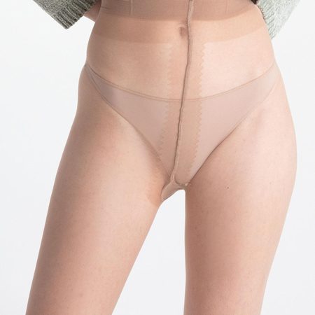 PUNČOCHY TRANSPARENTNÍ NADOTEC JEMNOSTI 8 DEN Béžové