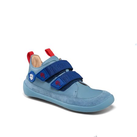 AFFENZAHN SNEAKER LEATHER BUDDY SHARK Blue | Dětské barefoot tenisky  11